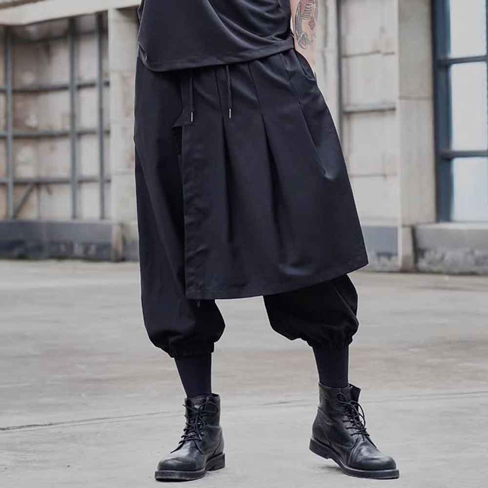 Winter Clothing Layers - Calças harem masculinas outono irregular bainha