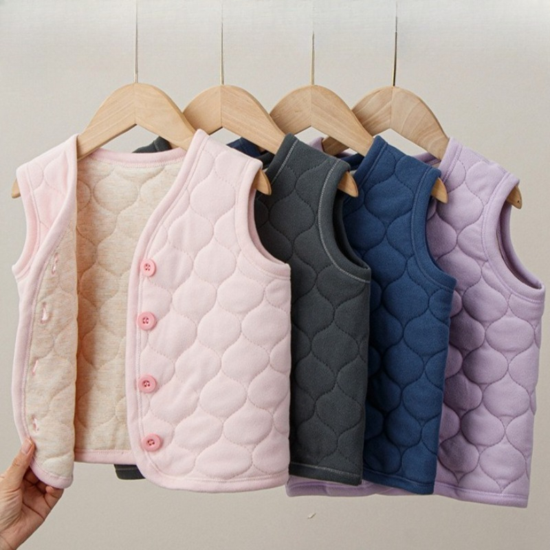 Winter Clothing For Baby Girl - Colete infantil outono inverno meninos meninas