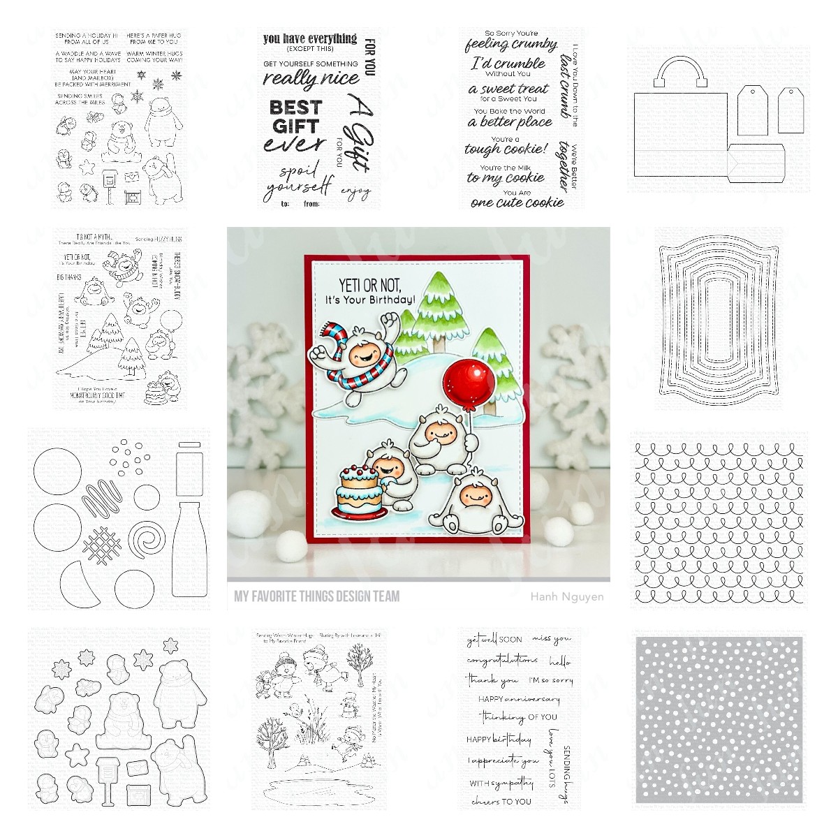 Winter Clothing Drawing - Corte de metal morre para DIY