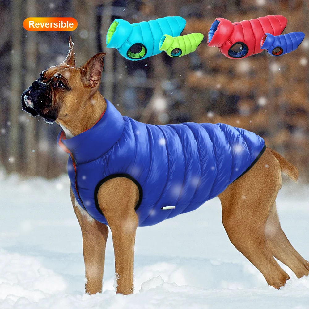 Winter Clothing Layers - Inverno quente roupas para cães colete