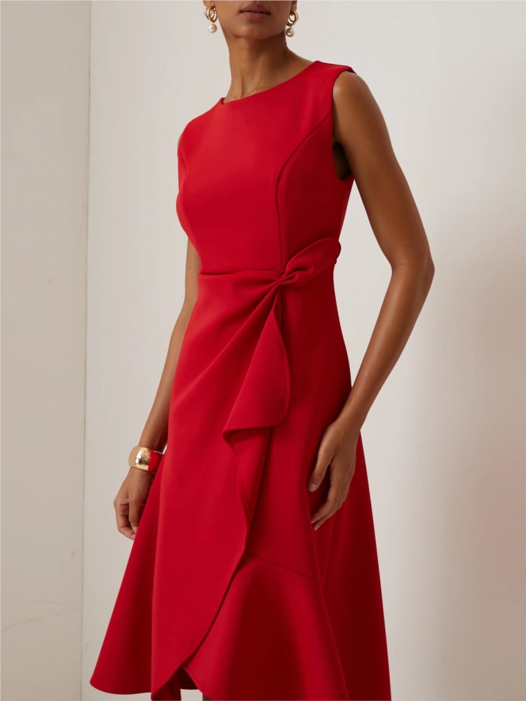 Winter Clothing Drawing - Vestido de noite feminino elegante outono