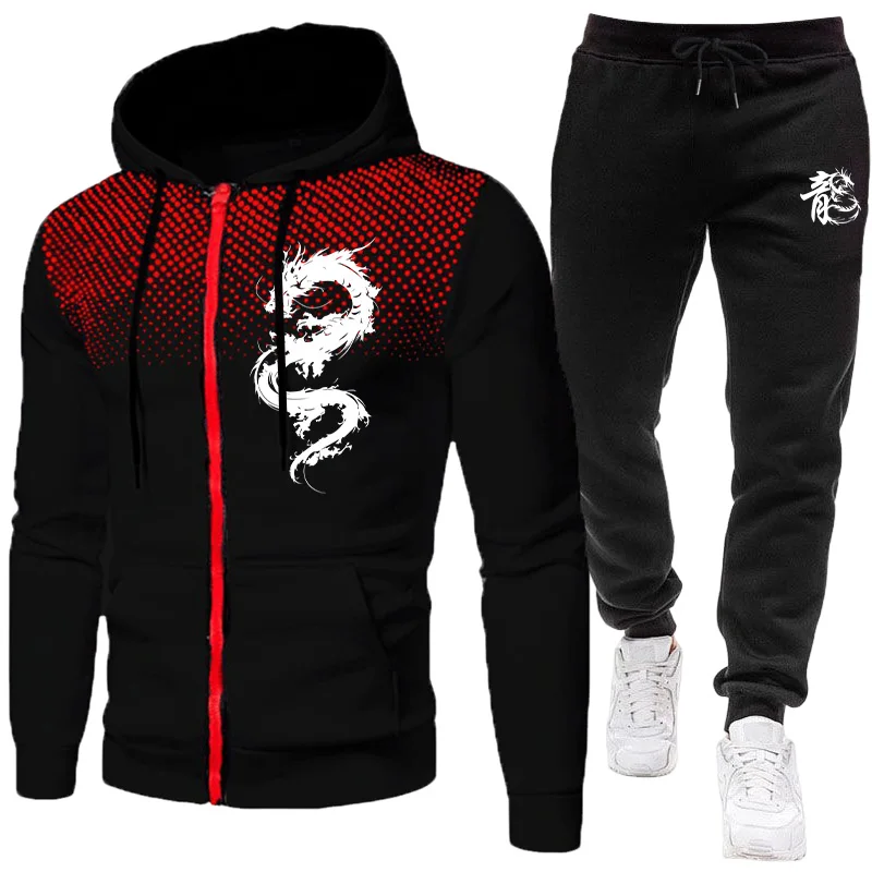 Winter Clothing Men - Conjunto Masculino de Moletom e Calça