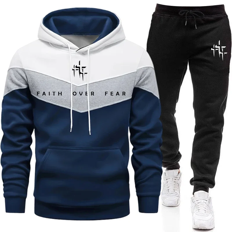 Conjunto Masculino Faith Over  - Winter Clothing Men avaliação e preço