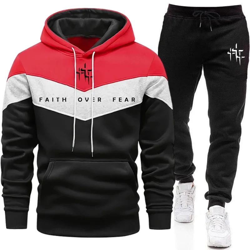 Conjunto Masculino Faith Over  - Winter Clothing Men avaliação e preço