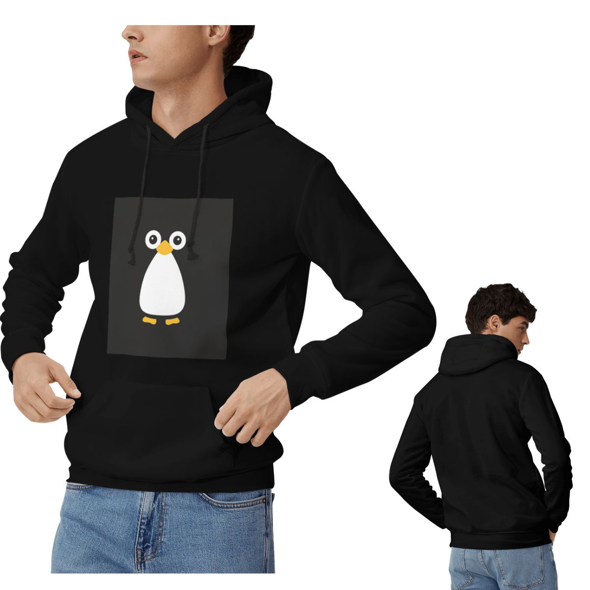 Bonito vector pinguim hoodies  - Winter Clothing Vector avaliação e preço