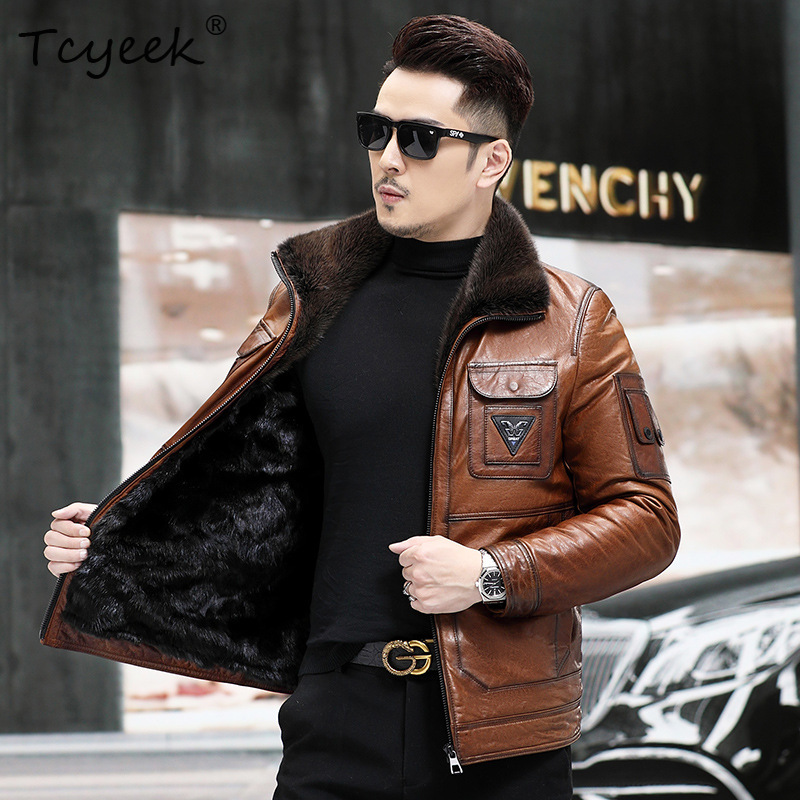 Jaqueta Masculina Tcyeek de Co - Winter Clothing Layers avaliação e preço