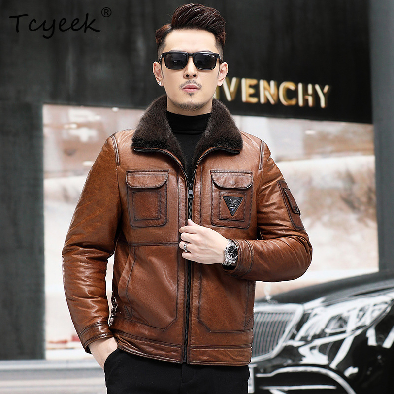 Jaqueta Masculina Tcyeek de Co - Winter Clothing Layers avaliação e preço