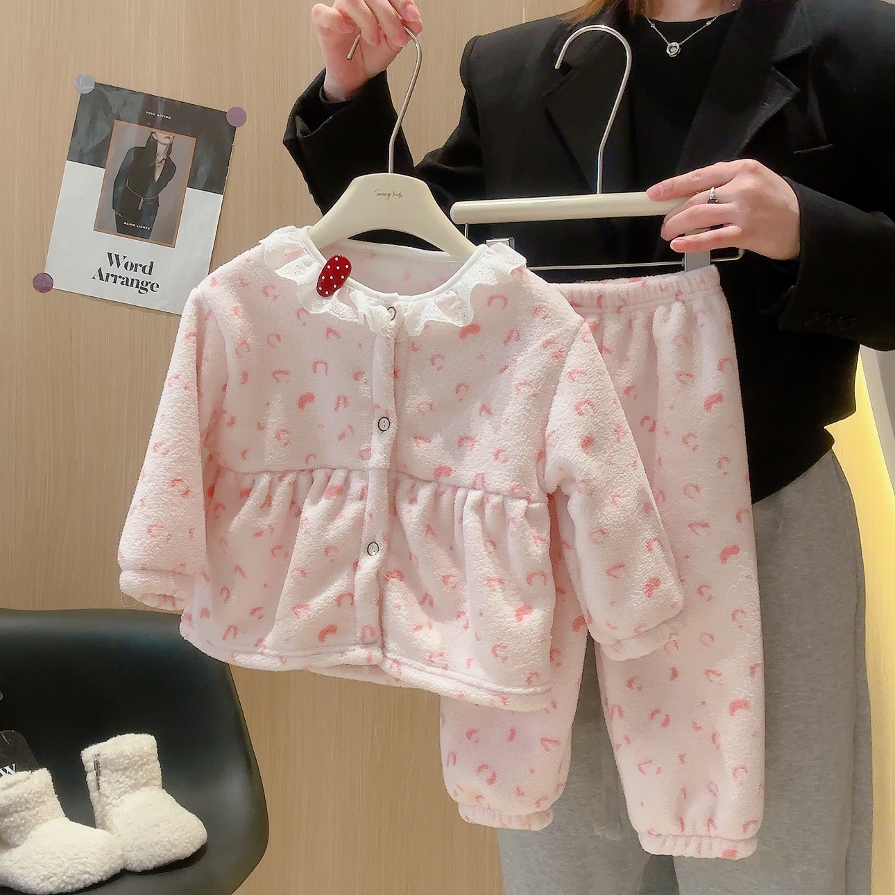 Conjunto de Pijama de Inverno  - Winter Clothing For Baby Girl avaliação e preço