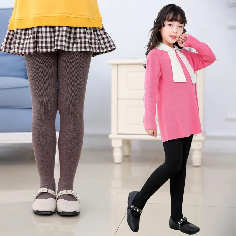 Escovado meia-calça grossa par - Winter Clothing For Baby Girl avaliação e preço