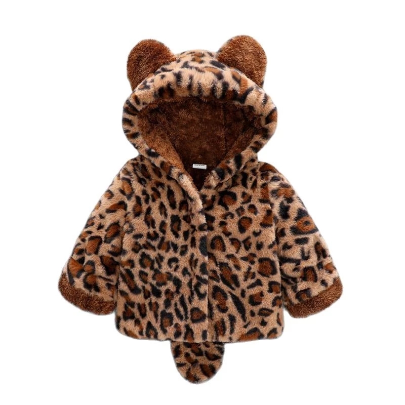1 2 3 4 anos de pelúcia jaquet - Winter Clothing For Baby Girl avaliação e preço