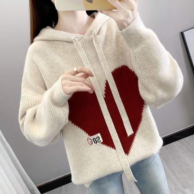 Bege moletom com capuz feminin - Winter Clothing Drawing avaliação e preço