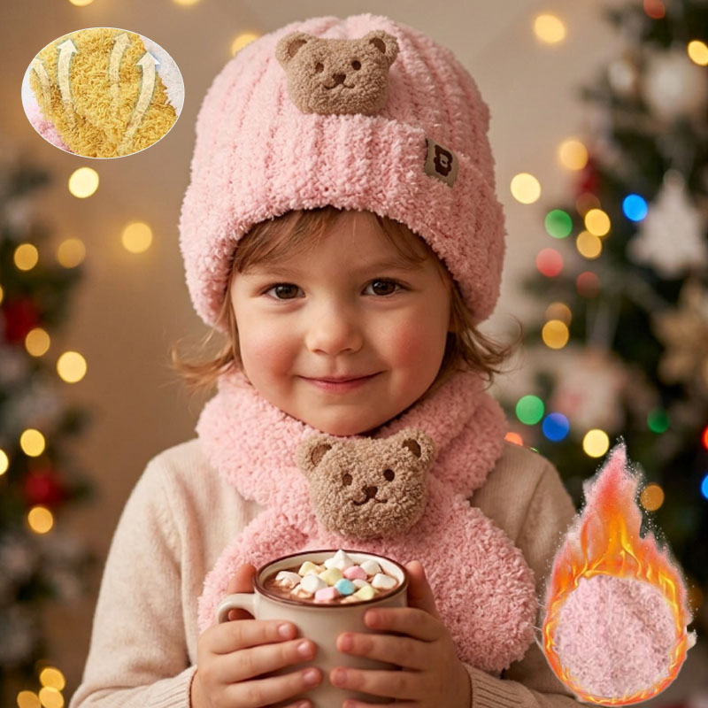 Conjunto de gorro e cachecol p - Winter Clothing For Baby Girl avaliação e preço