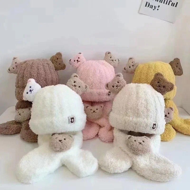 Conjunto de gorro e cachecol p - Winter Clothing For Baby Girl avaliação e preço