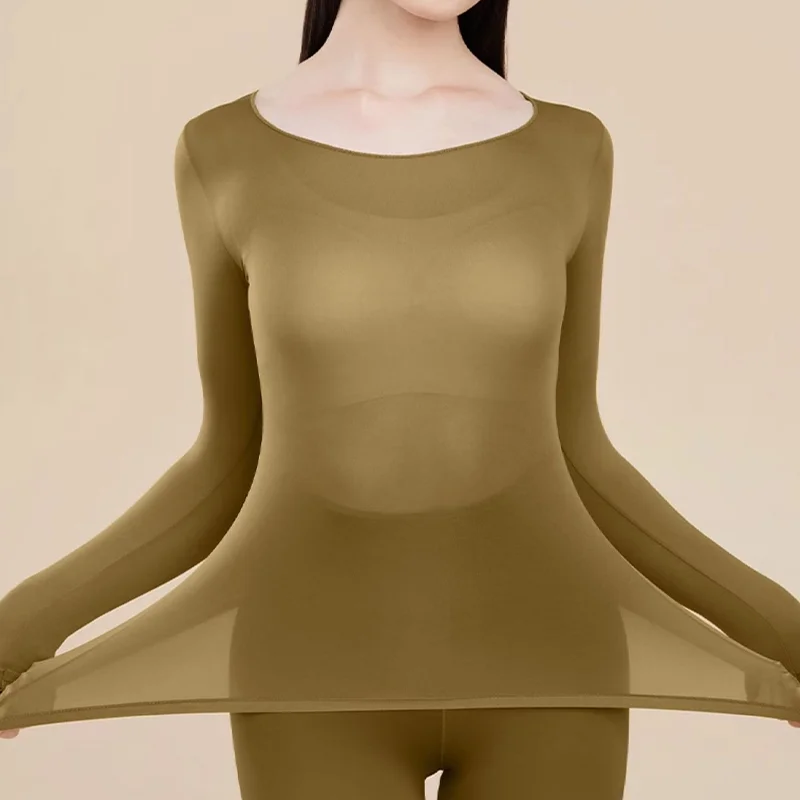 Mulheres sem costura quente co - Winter Clothing Layers avaliação e preço